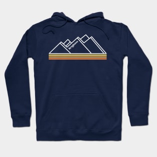 Brighton Utah Retro Vintage Mountain Hoodie